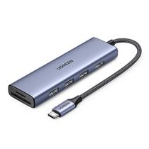 Adaptador usb tipo c 6 em 1 hdmi 3 usb 3.0 leitor sd/tf cm511 ugreen - 20956a Adaptador usb tipo c 6 em 1 hdmi 3 usb 3.0 leitor sd/tf cm511 ugreen - 20956a