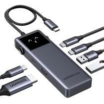 Adaptador usb tipo c 6 em 1 hdmi 4k 3 usb-c 2 usb-a pd 100w cm888 ugreen - 35998 Adaptador usb tipo c 6 em 1 hdmi 4k 3 usb-c 2 usb-a pd 100w cm888 ugreen - 35998