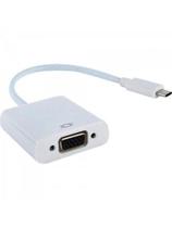 Adaptador Usb Tipo C Macho para Vga Fêmea Branca Storm
