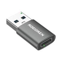 Adaptador USB Tipo C OTG 5Gbps Cabo Macho Para Fêmea Para Macbook Samsung S22 S20 Xiaomi Rocoren