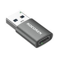 Adaptador USB Tipo C OTG 5Gbps Cabo Macho Para Fêmea Para Macbook Samsung S23 S22 Xiaomi Rocoren