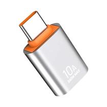 Adaptador USB Tipo C para USB 3.0 (10A) - Conversor OTG para MacBook, iPad, Huawei, Xiaomi e Samsung