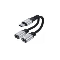 Adaptador Usb Tipo C Para Usb Tipo C Fone P2 Hs-229 Hrebos