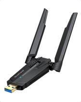 Adaptador USB WiFi 6E BrosTrend AXE5400 para PC desktop e laptop Adaptador USB WiFi 6E BrosTrend AXE5400 para PC desktop e laptop