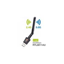 Adaptador USB Wifi Antena de banda dupla ultrarrápida 2,4 GHz + 5 GHz