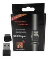 Adaptador USB Wifi Bluetooth para PC sem Fio e Laptop - 802.11 - BG-LV-UW06