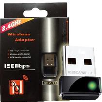 Adaptador USB Wireless, AD-006, Wifi, 150Mbps, Nano