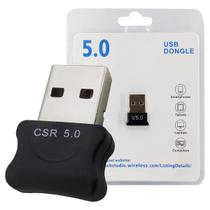 Adaptador Usb Wireless Bluetooth 5.0 Dongle Conector Pc Notebook Fone Som