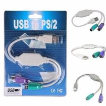 Adaptador USB X Ps2 Teclado E Mouse - XT