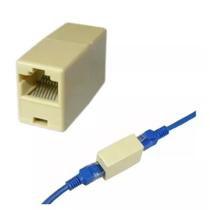 Adaptador UTP Emenda Rede Extensão Fêmea C/5un