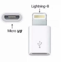 Adaptador v8 fêmea compatível com ios 5/7/8 ex