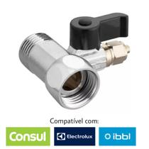 Adaptador Válvula Conexão com Registro Para Filtro Purificador Consul IBBL Electrolux