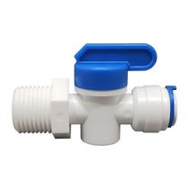 Adaptador Válvula para Purificador de Água 1/2” x 3/8” com Registro Universal Branco