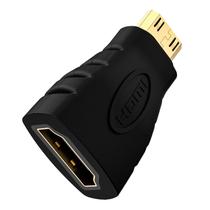 Adaptador VCE Mini HDMI para HDMI 4K Feminino para Masculino Banhado a Ouro