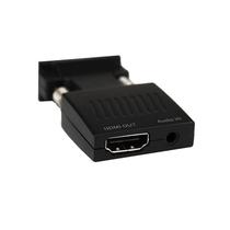 Adaptador VGA para HDMI com porta de áudio de 3,5 mm