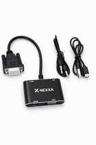 Adaptador VGA para HDMI + VGA com Áudio Conversor para Notebook, PC e Projetor Adaptador VGA para HDMI + VGA com Áudio Conversor para Notebook, PC e Projetor