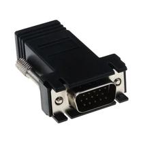 Adaptador VGA RJ45 Para Conversor VGA Masculino Para Adaptador De Rede Ethernet LAN CAT5 CAT6 Para Adaptador VGA RJ45 Para Conversor VGA Masculino Para Adaptador De Rede Ethernet LAN CAT5 CAT6 Para
