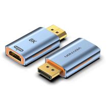 Adaptador Video DP Displayport Macho Para HDMI Fêmea 8k 60hz