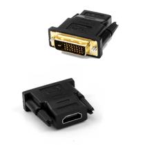 Adaptador Vídeo Dvi-D Dual Link Para Hdmi Femea Plus Cable