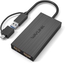 Adaptador WAVLINK USB 3.0/USB-C para HDMI - 1080p@60Hz - Dual Monitor