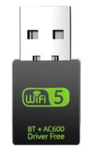 Adaptador Wi-fi 2.4/5ghz 600mbps 5g Wireless Bluetoth Adaptador Wi-fi 2.4/5ghz 600mbps 5g Wireless Bluetoth