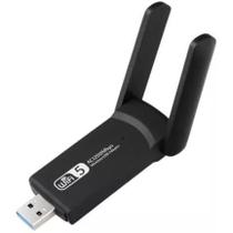 Adaptador Wi-fi Dual Band 2-4G e 5G USB 3.0 5Ghz 1300Mbps 2 Adaptador Wi-fi Dual Band 2-4G e 5G USB 3.0 5Ghz 1300Mbps 2