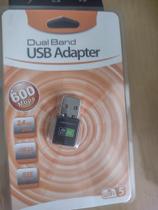 Adaptador wi-fi dual Band 600mbps