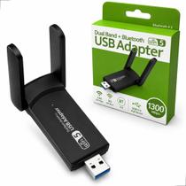 Adaptador Wifi 5ghz Usb 3.0 Dual 5g 1300mbps Bluetooth 4.2 Adaptador Wifi 5ghz Usb 3.0 Dual 5g 1300mbps Bluetooth 4.2
