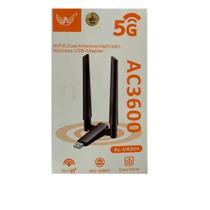 Adaptador Wifi 6 Usb 2.0 AC3600 Dual-band 2.4g 5ghz 2 Antenas AL-AUX04
