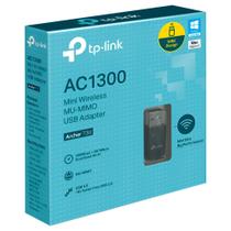 Adaptador Wifi Tp-Link Archer T3U Mini Mu-Mimo USB Dual Band - 2.4GHz - 5GHz - 1300Mbps Adaptador Wifi Tp-Link Archer T3U Mini Mu-Mimo USB Dual Band - 2.4GHz - 5GHz - 1300Mbps