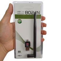 Adaptador WiFi USB 2.0 com Antena 1800Mbps 2.4GHz Wireless Receptor de Internet para PC e Notebook
