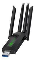 Adaptador Wifi Usb Dual Band, 1200mbps, 2.4g, 5g, 4 Antenas KA-T8190 - Kapbom