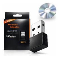 Adaptador Wifi Usb Wireless 2.4ghz 950mbps Para Pc Notebook