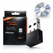 Adaptador Wifi Usb Wireless 2.4ghz 950mbps Para Pc Notebook Adaptador Wifi Usb Wireless 2.4ghz 950mbps Para Pc Notebook