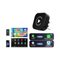 Adaptador Wireless Android Auto Carplay 2 Em 1 Bluetooth WiFi USB Dongle Para Carros OEM Plug And