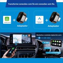 Adaptador Wireless Carplay 2 Em 1 Conversor Plug And Play Para Controle Sem Fio Do iPhone Adaptador Wireless Carplay 2 Em 1 Conversor Plug And Play Para Controle Sem Fio Do iPhone