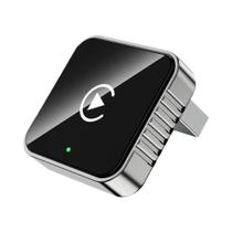 Adaptador Wireless Carplay 2 Em 1 Conversor Plug And Play Para iPhone De Controle Com Fio Para Sem