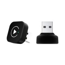 Adaptador Wireless CarPlay Android Auto 2 Em 1 Com Conector USB Para Estéreo De Carro OEM