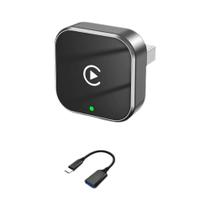 Adaptador Wireless CarPlay Android Auto 2 Em 1 Supermini Box Plug And Play Dongle Bluetooth WiFi Adaptador Wireless CarPlay Android Auto 2 Em 1 Supermini Box Plug And Play Dongle Bluetooth WiFi