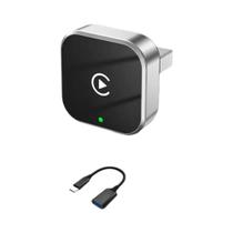 Adaptador Wireless CarPlay Android Auto 2 Em 1 Supermini Box Plug And Play Dongle Bluetooth WiFi