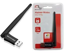 Adaptador Wireless High Power Usb 150mbps Multilaser Re034 Adaptador Wireless High Power Usb 150mbps Multilaser Re034