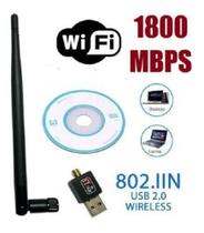 Adaptador Wireless Usb 2.0 802.11n Antena Wi Fi 1800mbps - HPL