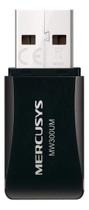 Adaptador Wireless Usb Mercusys Mw300um Preto