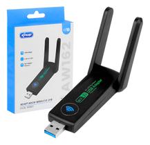 Adaptador Wireless Wi-fi Dual Band 1300mbps Usb 2.4/5ghz
