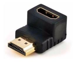 Adaptador Xcell Hdmi 90 Graus Curva L Macho X Fêmea 1.4 Tv Parede - XCAPPHDMI