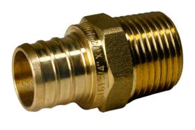 Adaptador XFITTING Pex B Crimp 19 mm x 12 mm macho NPT 25 peças