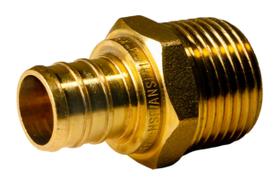 Adaptador XFITTING Pex B Crimp 19 mm x 19 mm macho NPT 5 peças