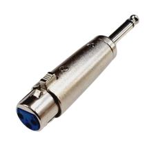 Adaptador XLR Fêmea P10 Macho Metal Profissional MXT