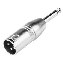 Adaptador XLR Para P10 Macho Mono Para Equipamentos De Áudio E Mesas De Som Sk-082 CSR