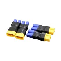 Adaptador XT60 Para EC3 Macho/Fêmea Para Helicóptero RC, Quadricóptero, Bateria Lipo, Peças De